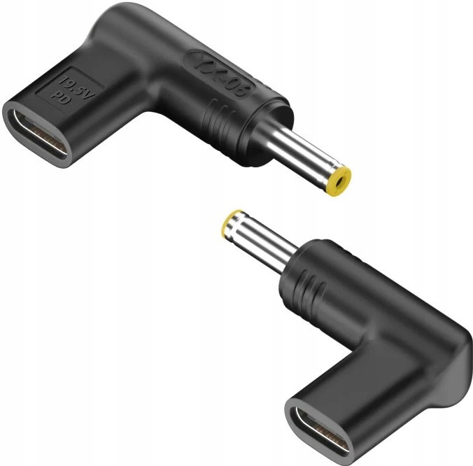 PRZEJŚCIÓWKA ADAPTER USB TYP C do 5.5x2.5mm KĄTOWY do ASUS IBM LENOVO 100W Marka Letel