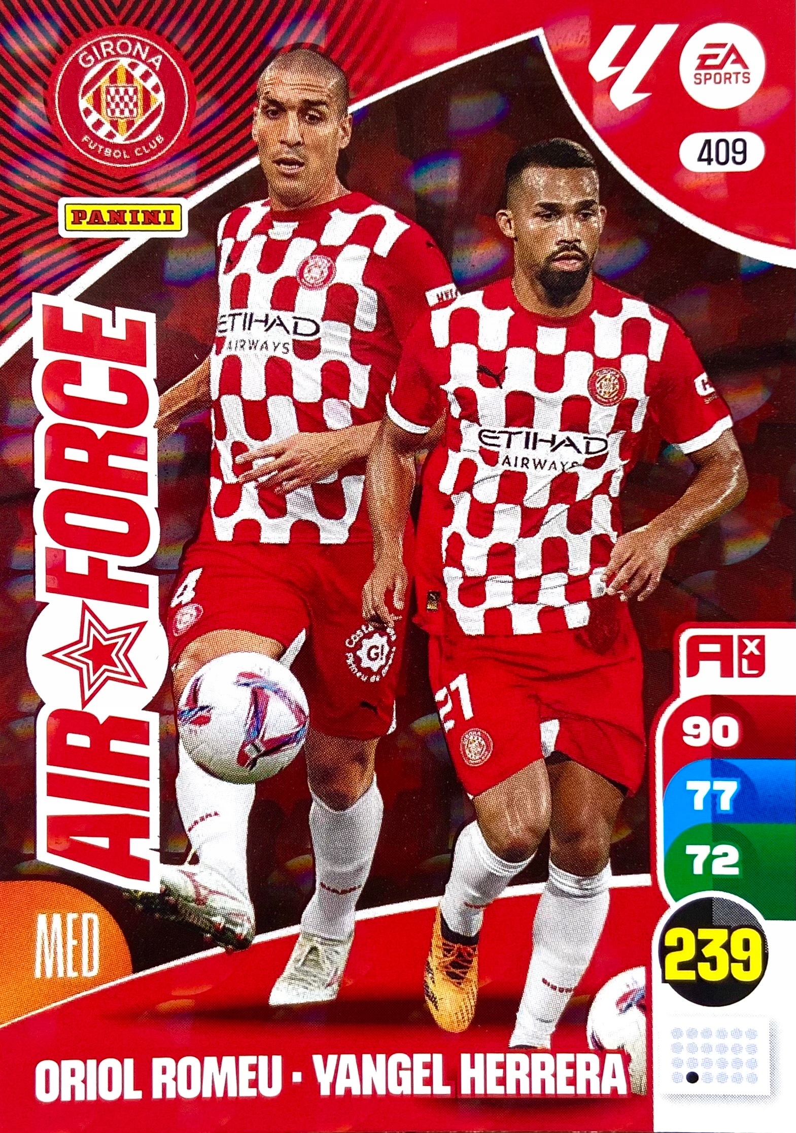 Panini La Liga 2024-25 2025 Air Force 409 Romeu-herrera Girona