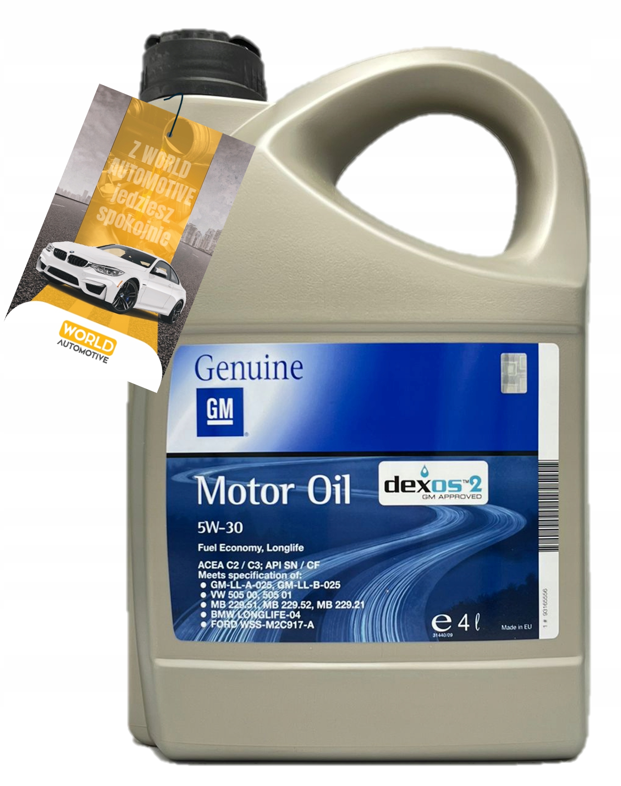 Dexos 2 Longlife 5W-30 4L 93165556 Production 11/2025