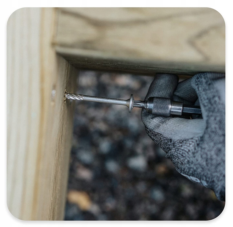 WKRĘTY CIESIELSKIE 6x50 TORX ŁEB TALERZOWY 100szt Średnica wkręta 6 mm