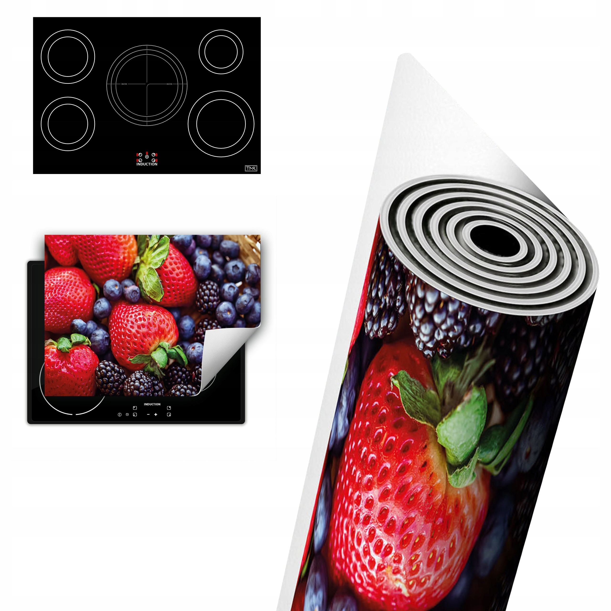 Vinylová Ochrana Na Indukci Desek 80x52 Ovoce dřevo