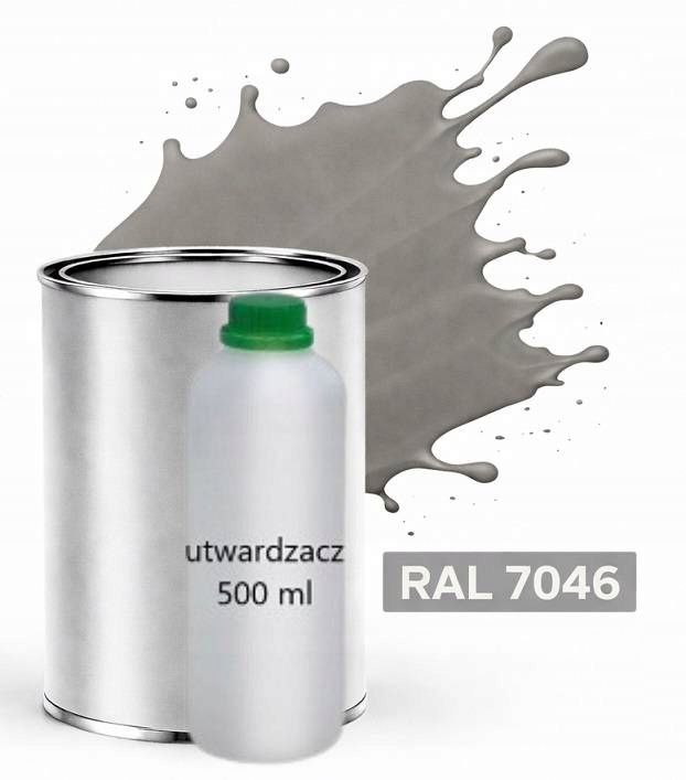 Ral 7046 Polyuretan Akryl 2:1 1 L Polomatný Lak Tužidlo Normal 0,5 L