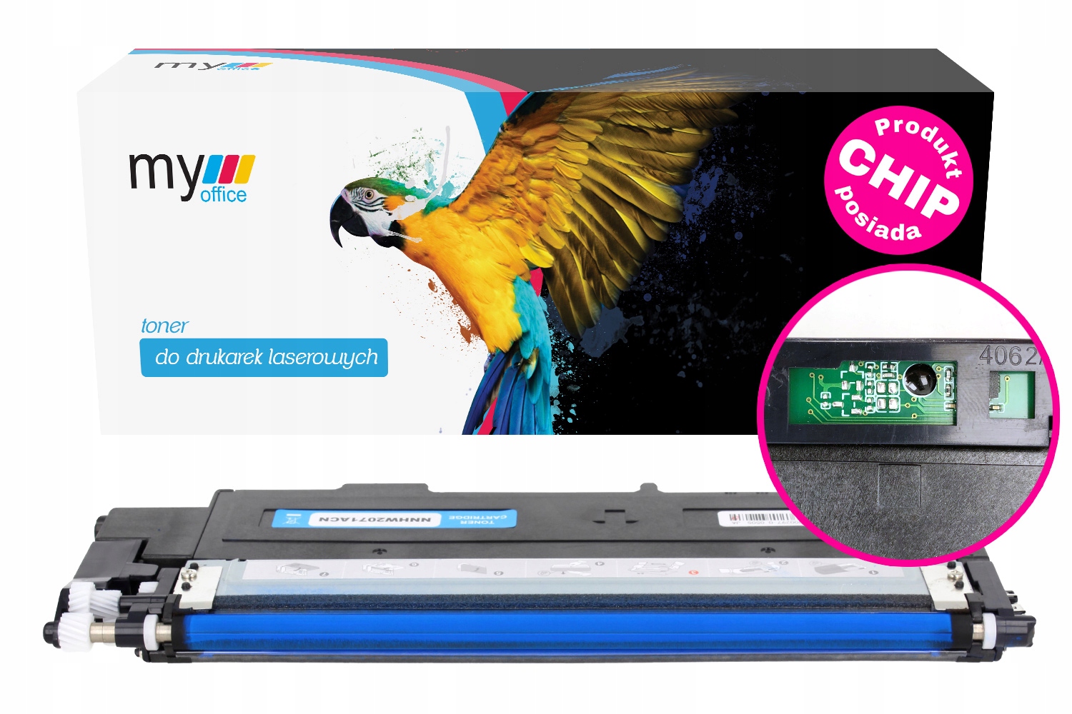 Toner do HP Color Laser 150 150NW 178 178NW 179 179FNW 117a W2071a CHIP