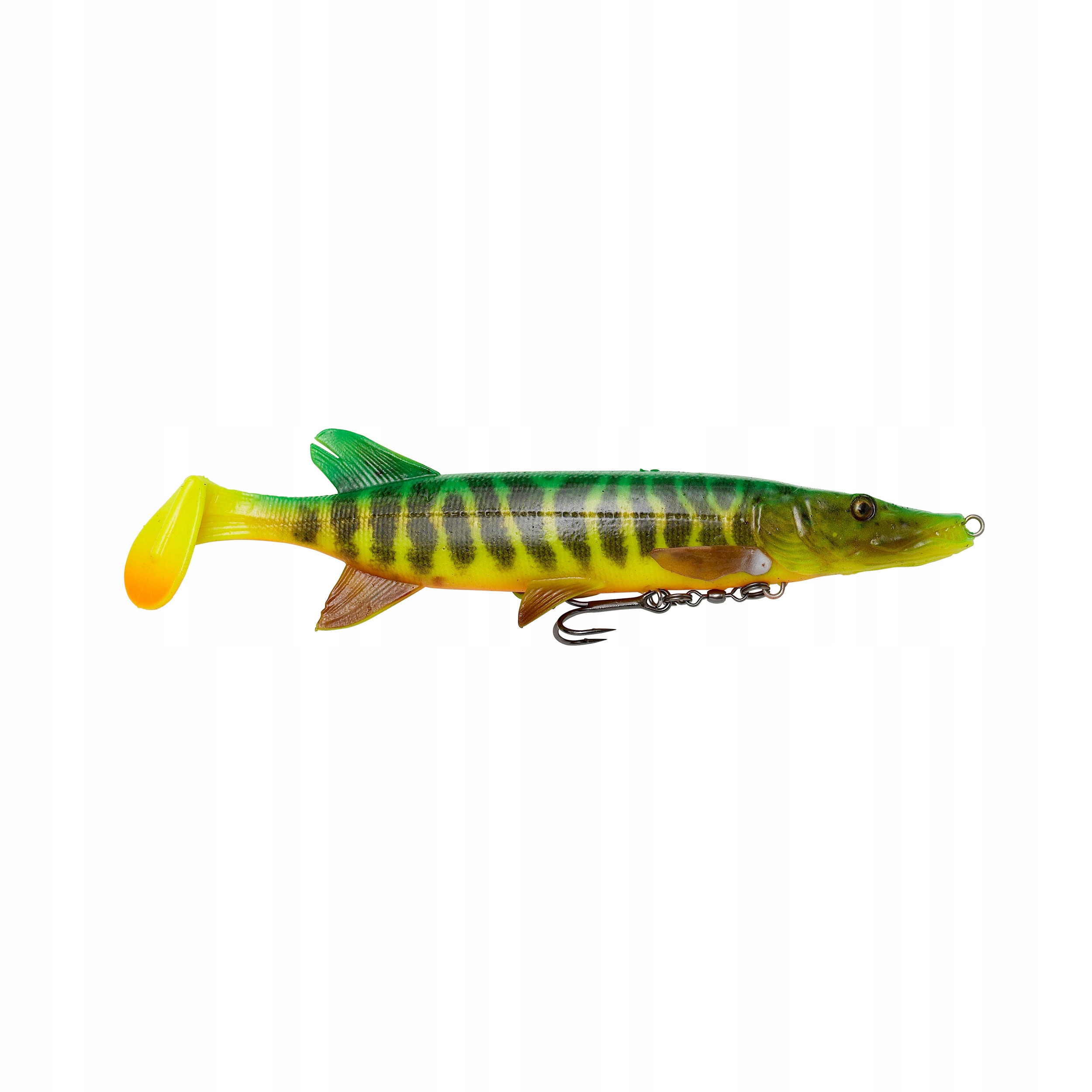 Sg 4D Pike Shad 20cm 65g Ss 03-Fire Tiger Przynęta Sztuczna Szczupak Savage