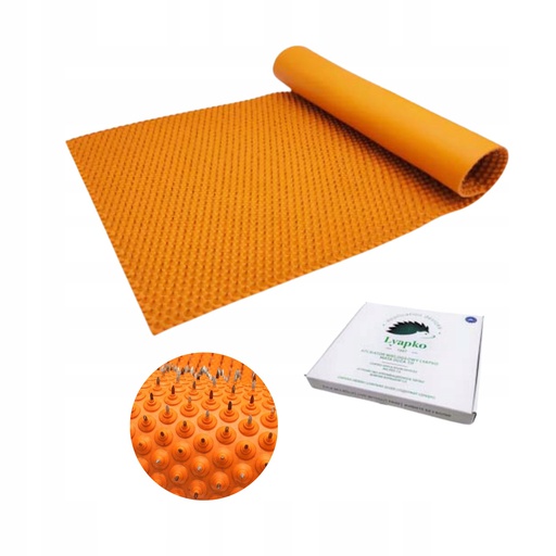 Lyapko Mata Duża Do Masażu Z Igłami 7,0MM Pomarańczowa