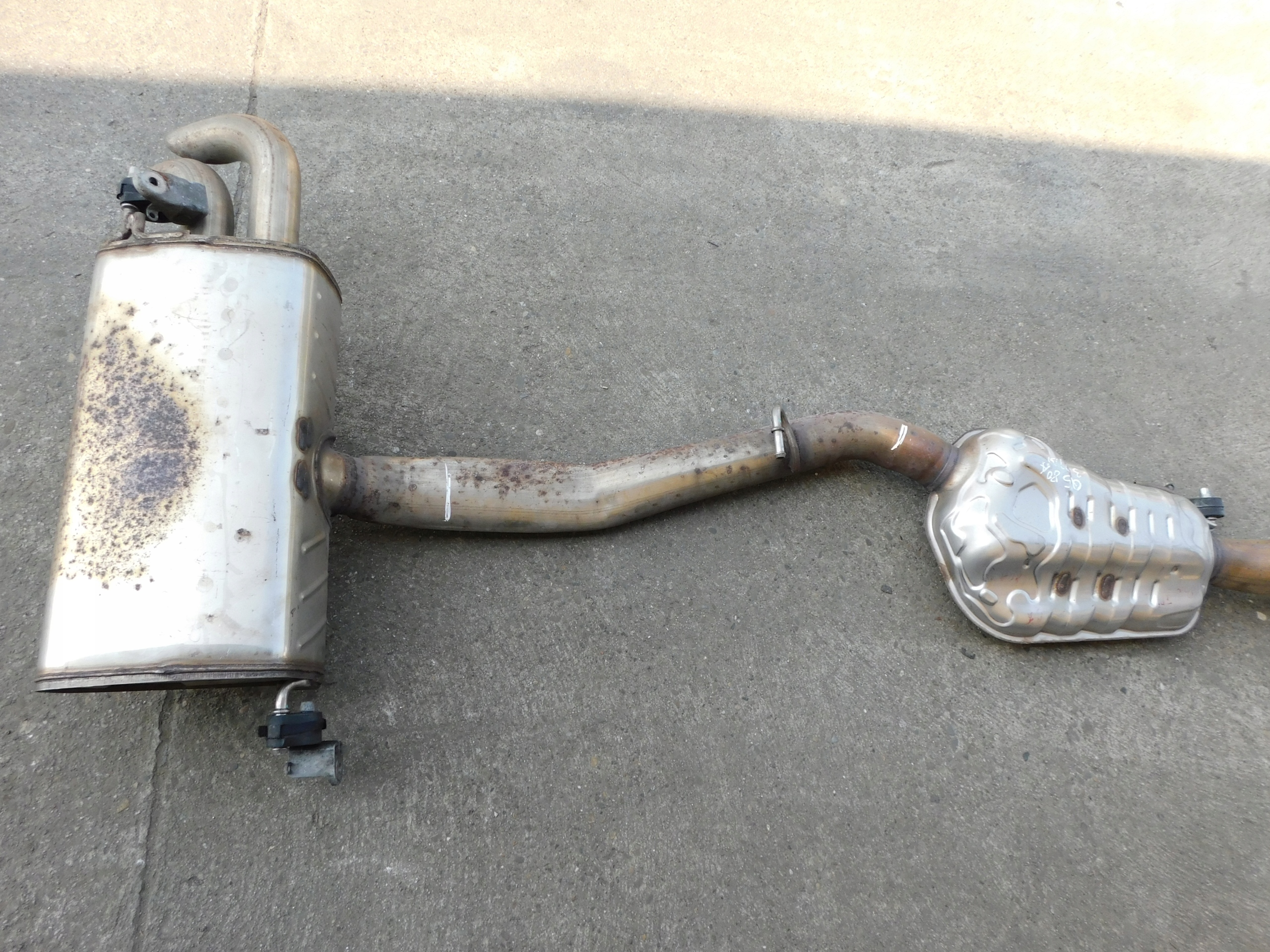 Audi Q5 80a 3.0 TDI muffler, exhaust complete uklad exhaust