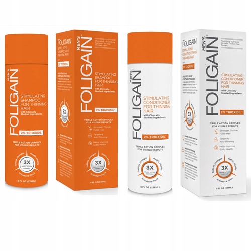 Foligain Men šampón + kondicionér pre rast vlasov