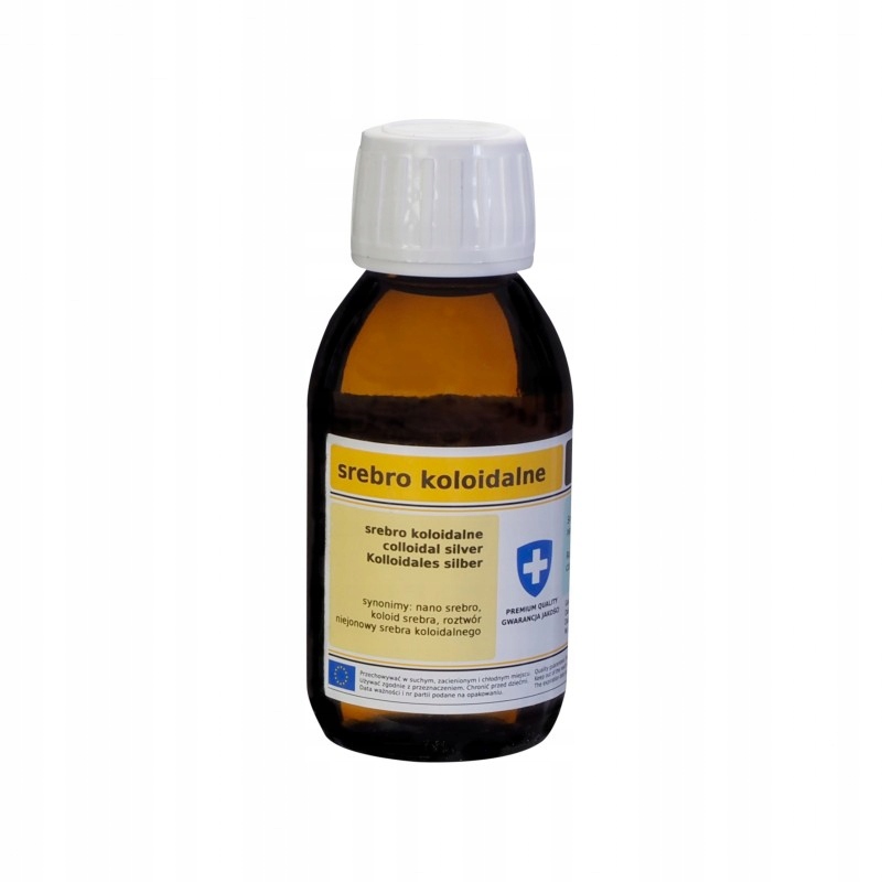 Srebro koloidalne 50ppm (żółte) 100ml