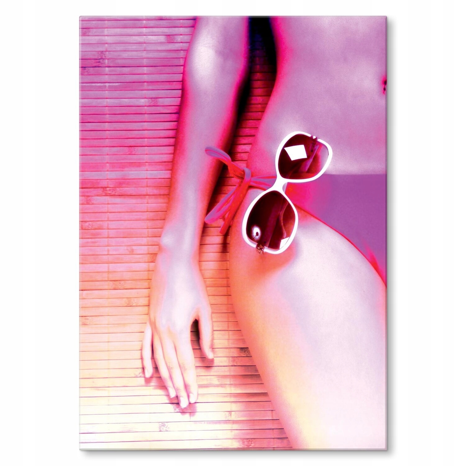 Kovový plakát Žena a brýle Dárek 42 x 59 cm