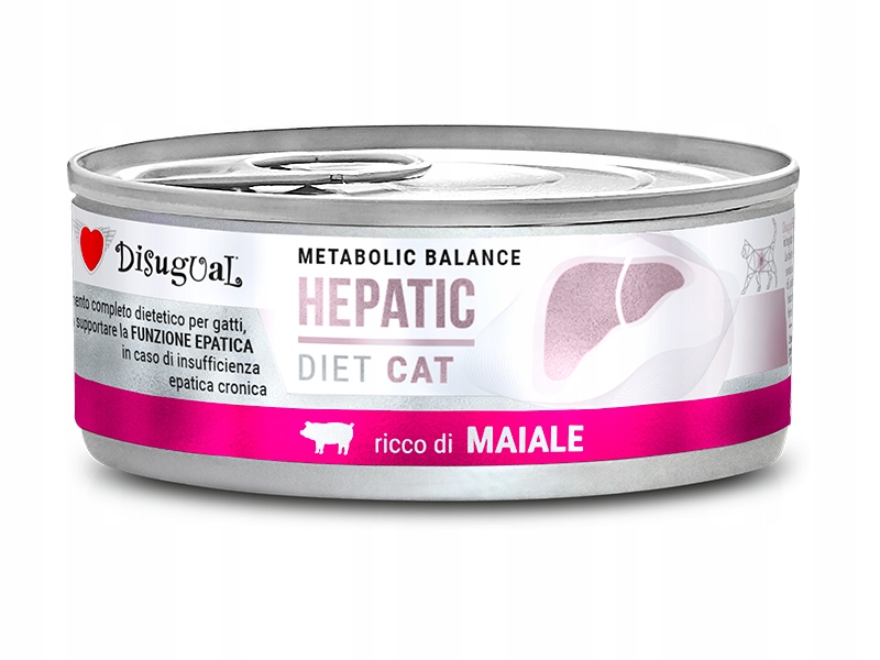 8 X Disugual Kočka Veterinary Hepatic Vepřové 85 G