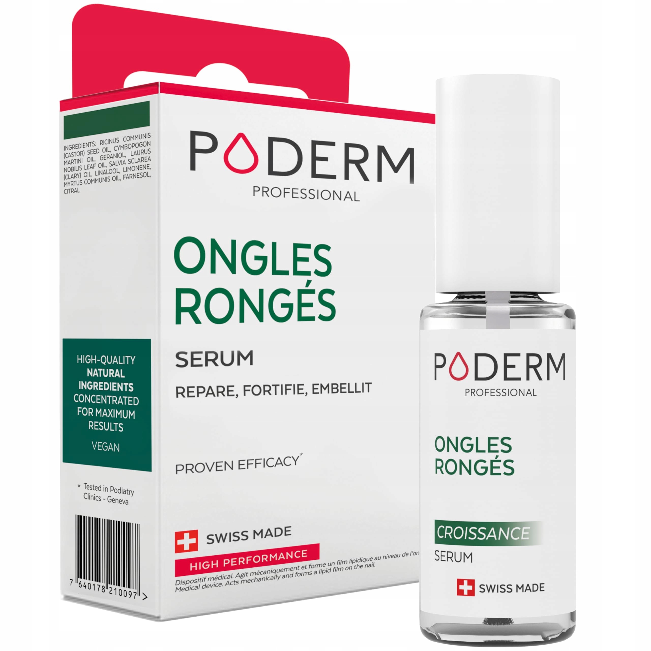 Poderm sérum proti kousání nehtů pro dospělé i děti 8 ml