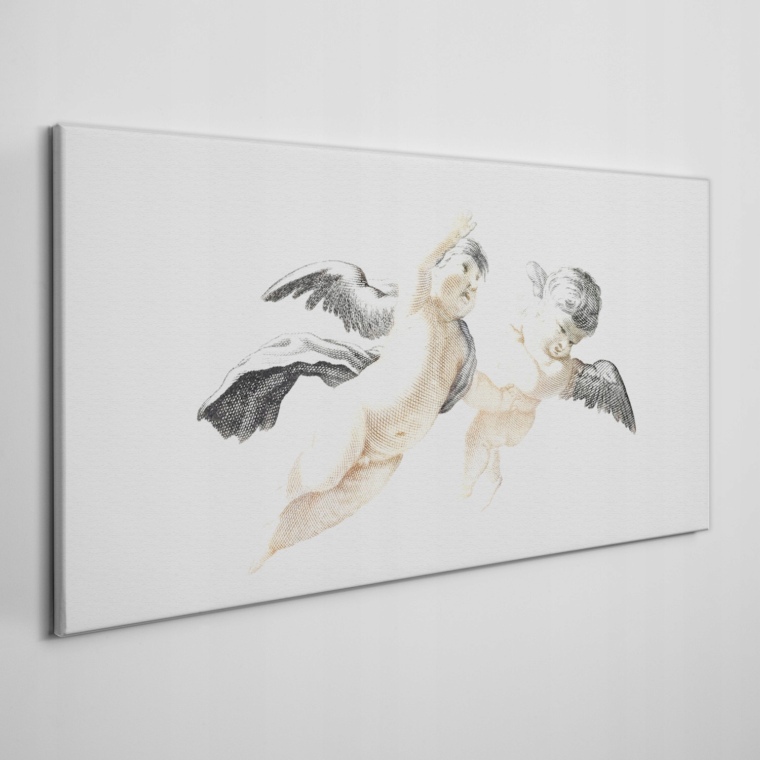 

Nowoczesny foto-obraz na płótnie Anioły 140x70 cm