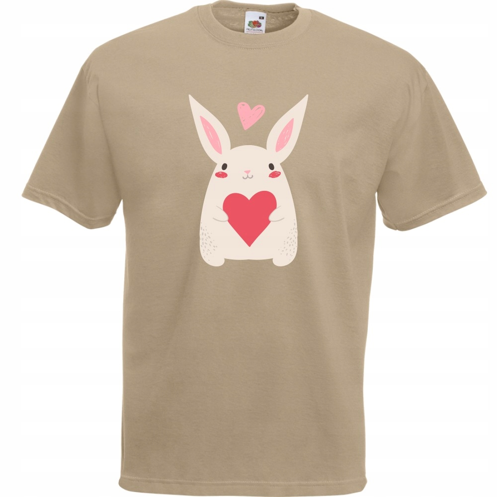 

Koszulka króliczek królik serce XL khaki