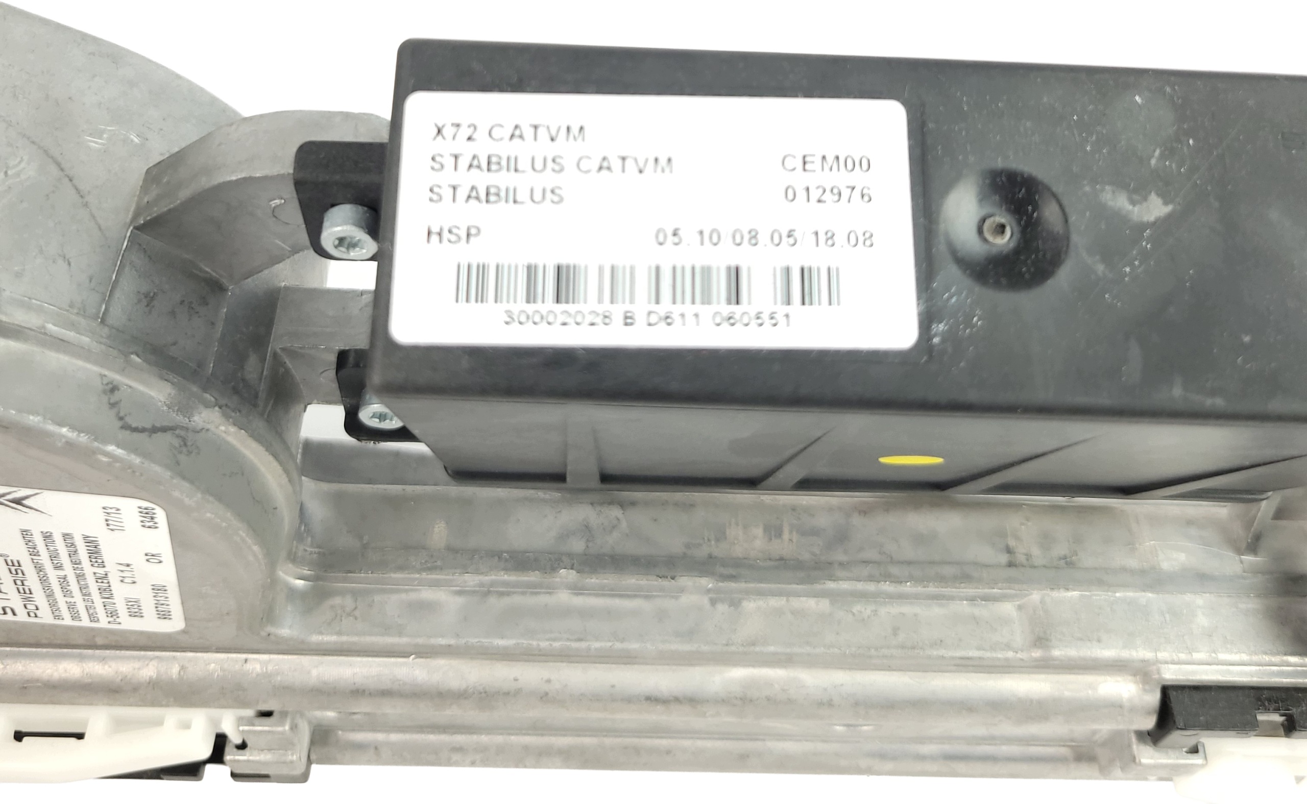 CITROEN C5 III 3 X7 LIFT Mécanisme du capot Électrique + Module 9687913180