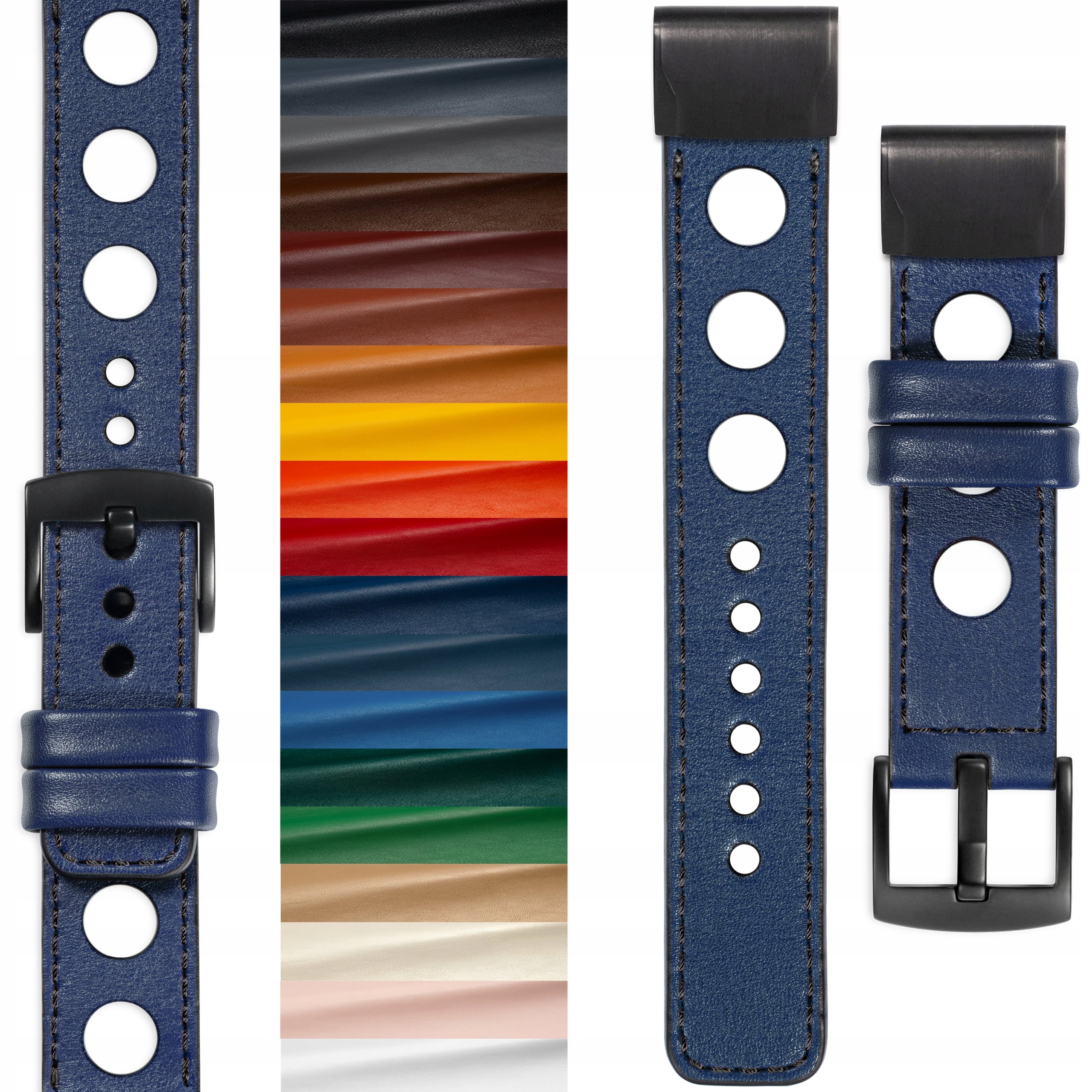 Kožený řemínek pro Garmin Fenix QuickFit 26 22 20 premium handmade Movear