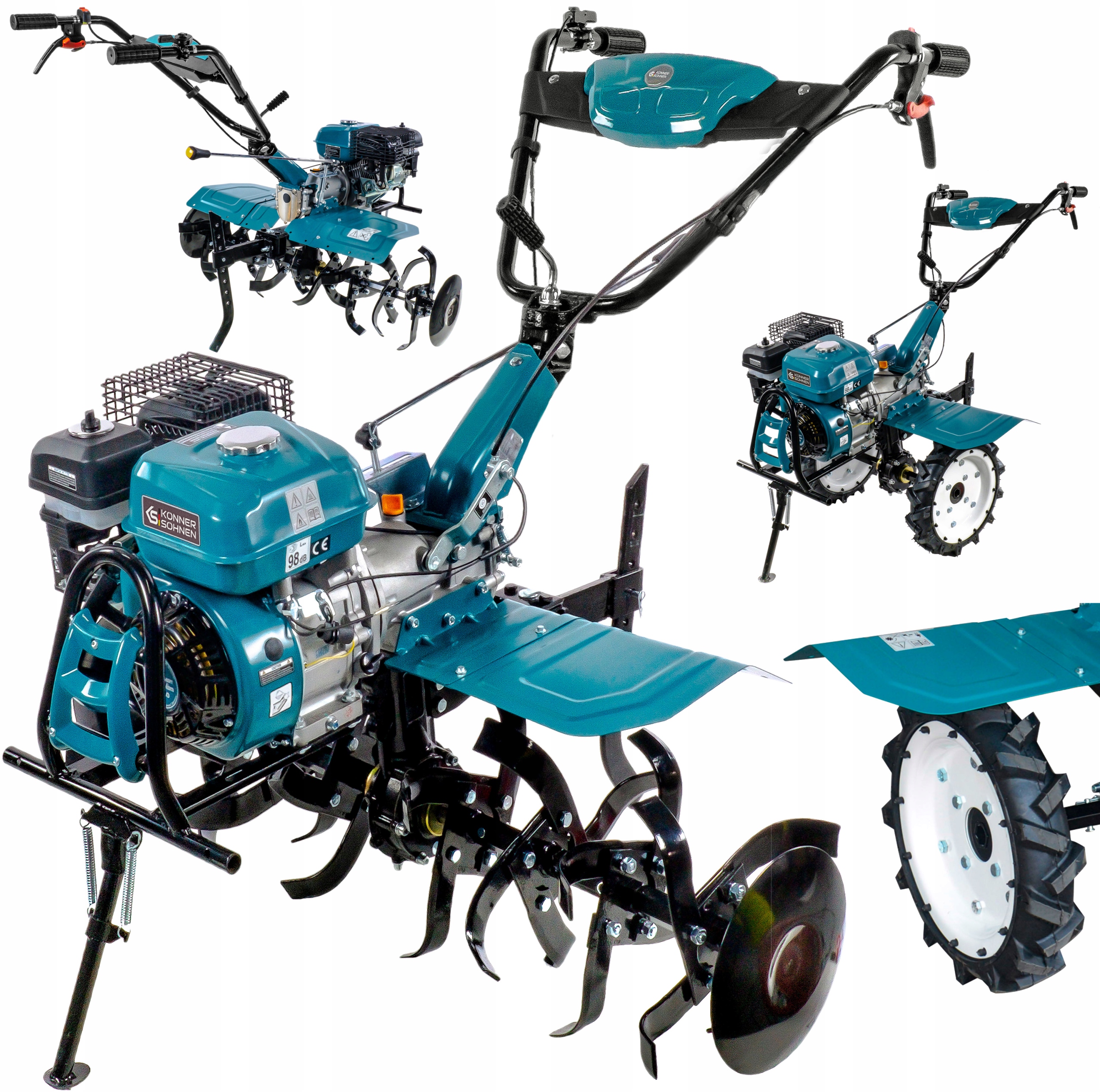 Glebogryzarka spalinowa K&S o szerokości roboczej 108 cm