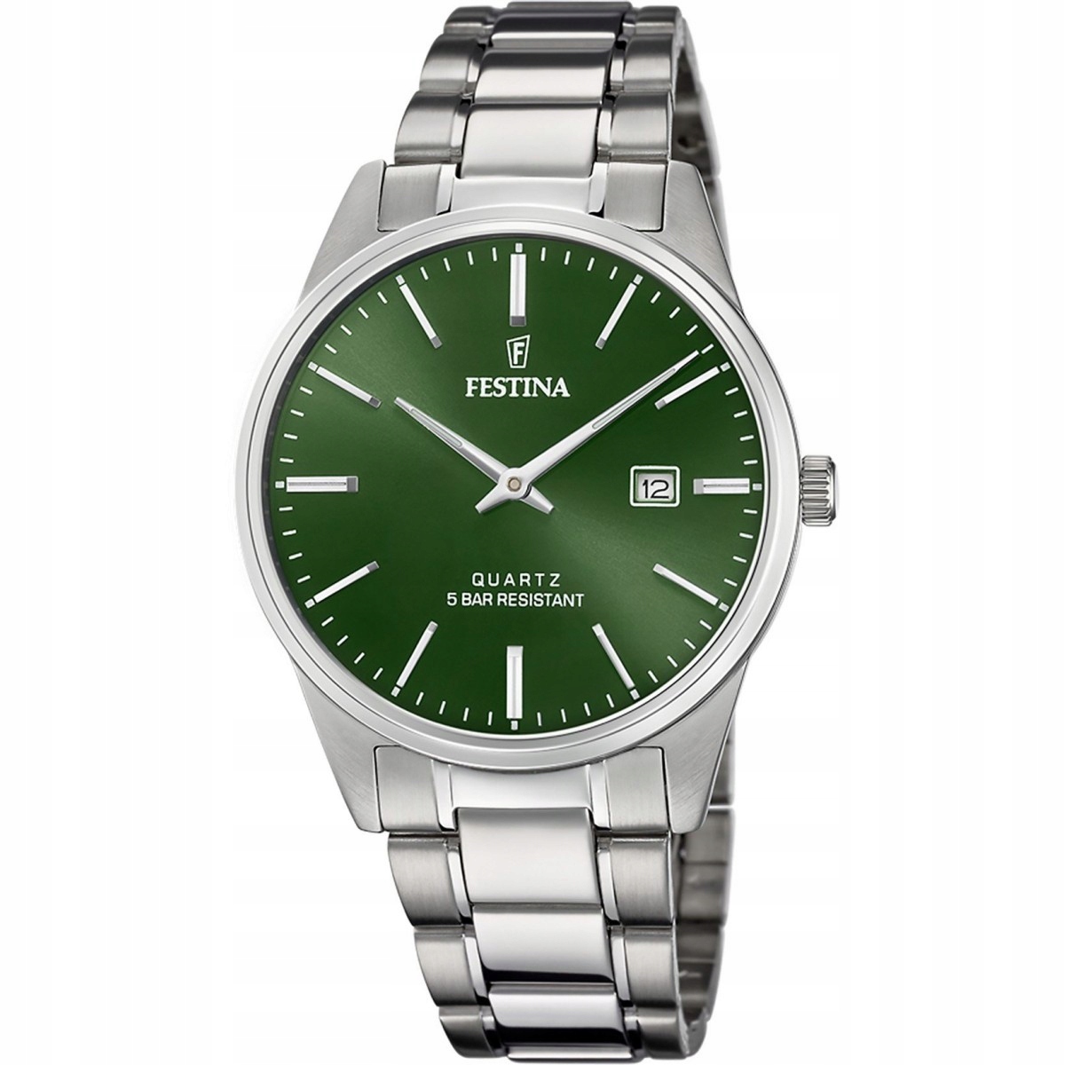 Festina Classic Pánské Hodinky na náramku se zeleným ciferníkem 20511/5