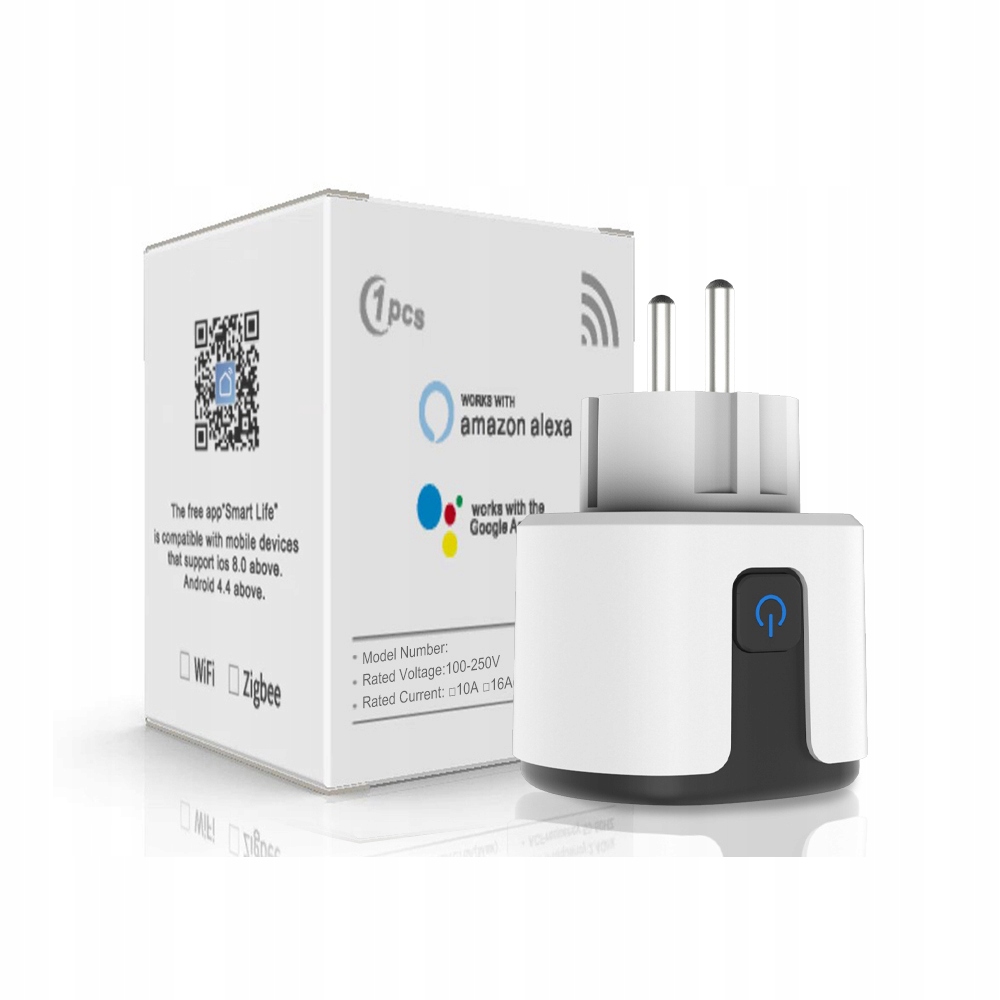 

Gniazdko Inteligentne Sterowane Wifi Watomierz 20A