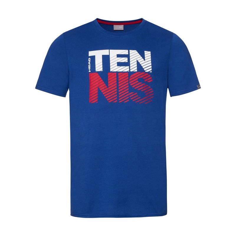 Koszulka tenisowa męska Head Club Chris T-shirt Niebieska XXL