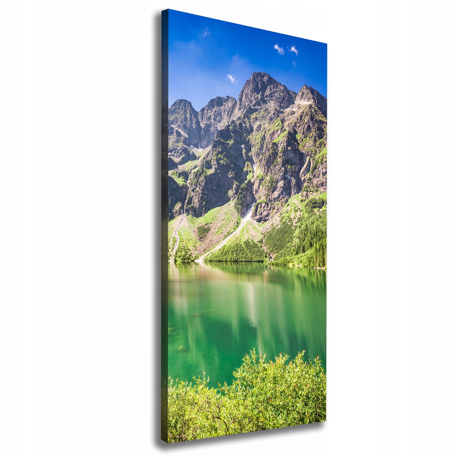 

Foto obraz na płótnie Morskie oko Tatry 50x125 cm