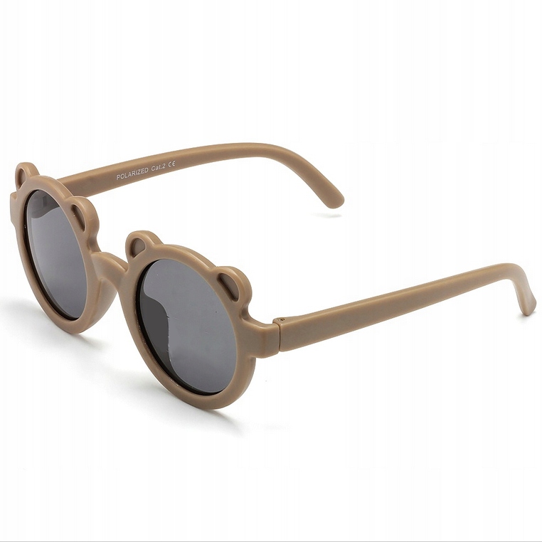 OKULARY PRZECIWSŁONECZNE DZIECIĘCE DLA DZIECKA MISIE MIŚ BRĄZOWE