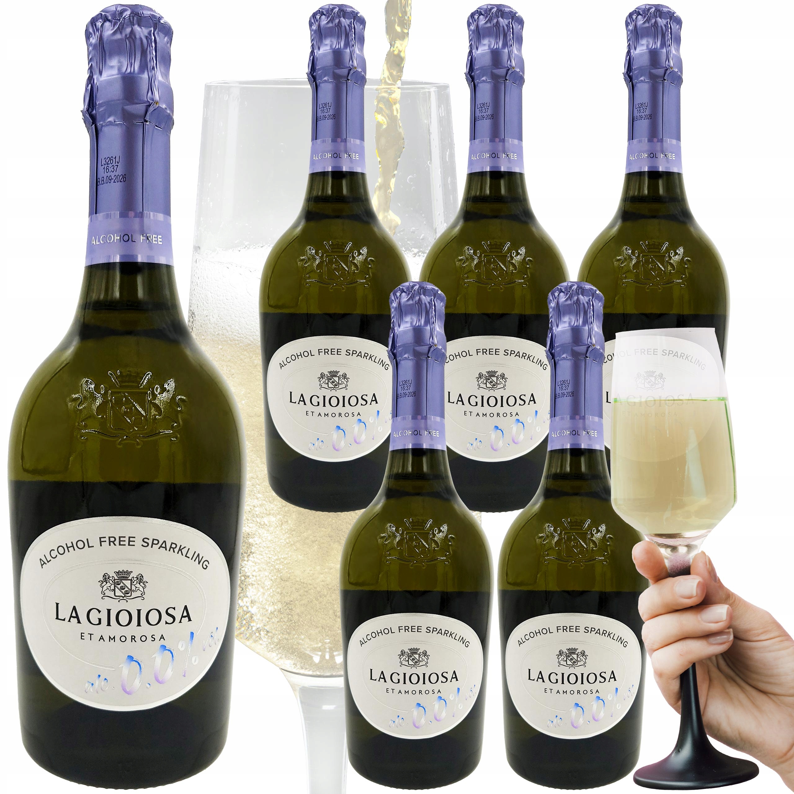 Víno Musící Bezalkoholové Itálie 6x750ML Karton