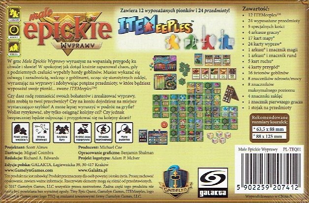 Małe Epickie Wyprawy Stan opakowania oryginalne