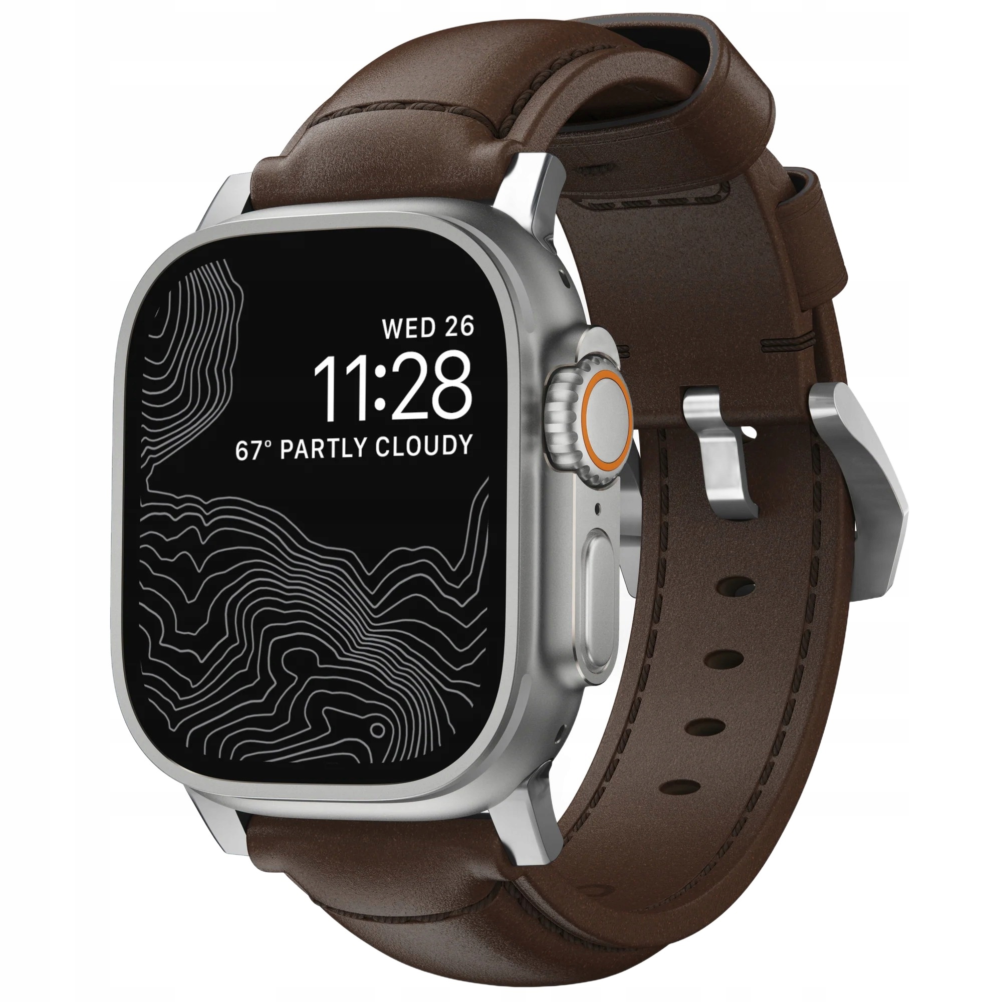 Nomad Traditional Band Kožený remienok pre Apple Watch 4/5/6/7/8/9/SE 44/45 mm