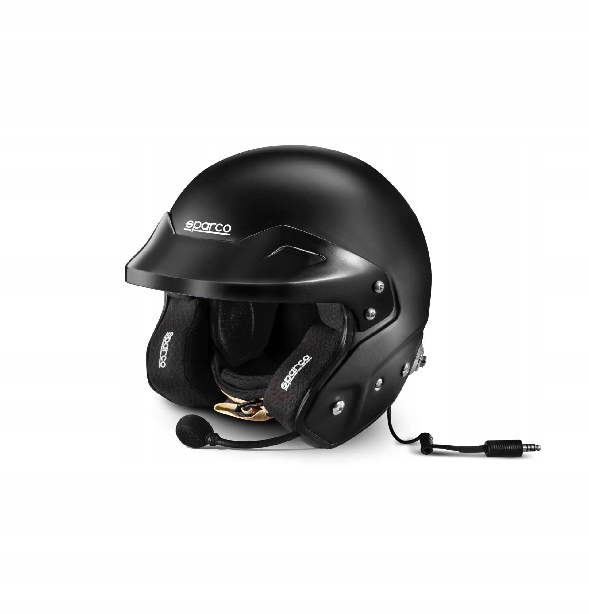 Kask otwarty Sparco Rj-i 2022 Fia 8859-2015 czarny rozm. L