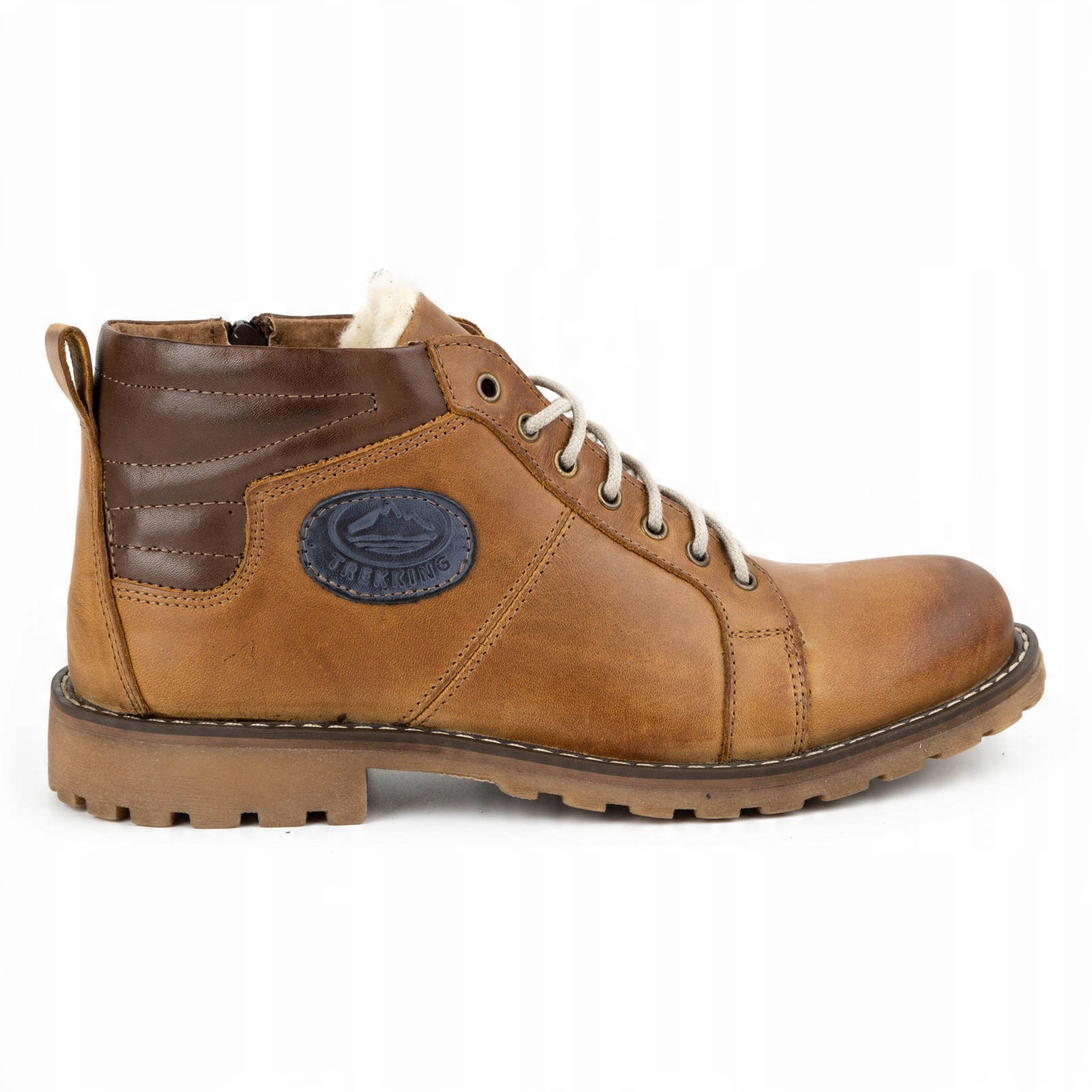 

Buty męskie skórzane zimowe 865MP rude 46