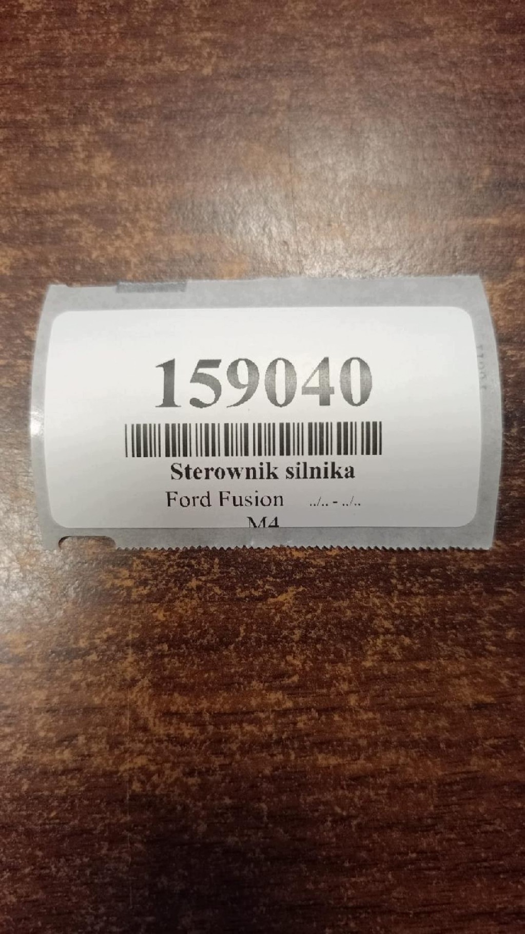 FORD FUSION 1.6 control unit of the engine 4S6112A650NB