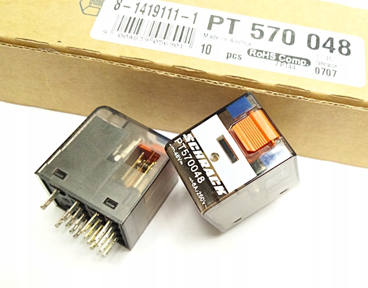 [1szt] Przekaźnik PT570048 4x6A 4P cewka 48VDC za R4N-2014-23-1048-WT