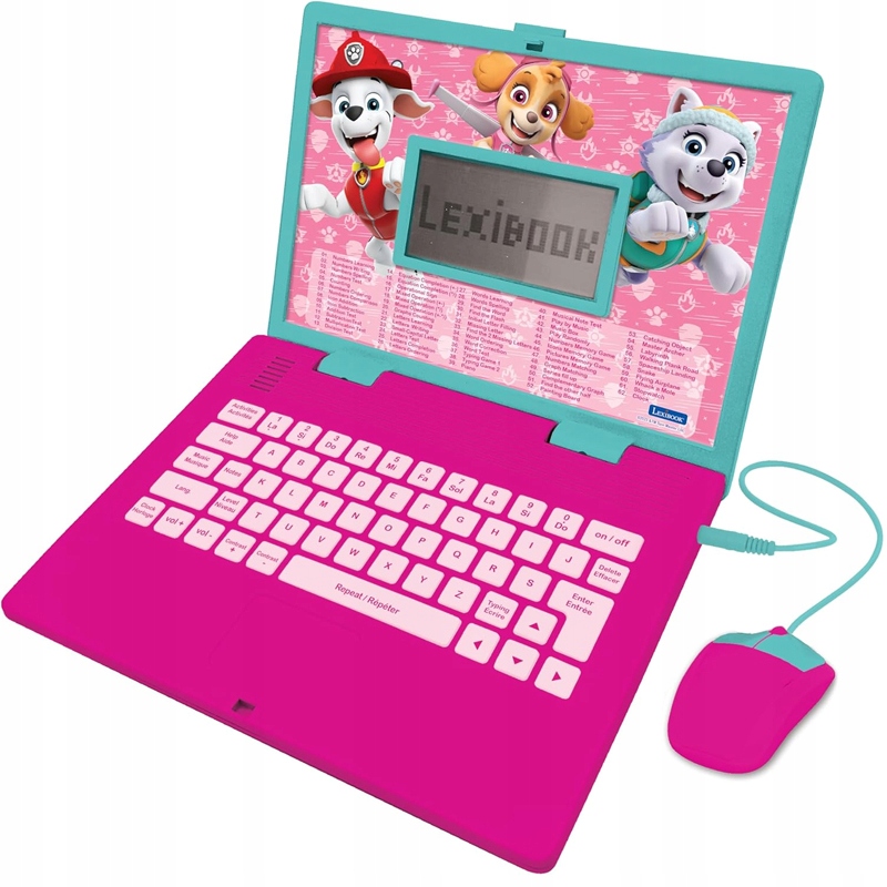 Dwujęzyczny laptop edukacyjny Lexibook Psi Patrol pol/ang