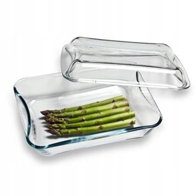 SIMAX ŻAROODPORNE NACZYNIE PROSTOKĄTNE Z POKRYWĄ 4,4L 2,5+1,9 Marka Simax