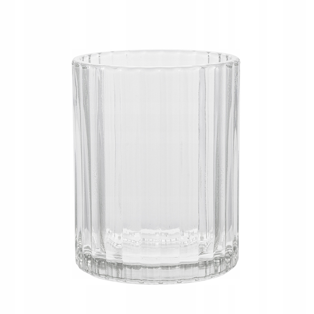 

Kubek Łazienkowy Na Szczoteczki Szklany 8X8X10 CM