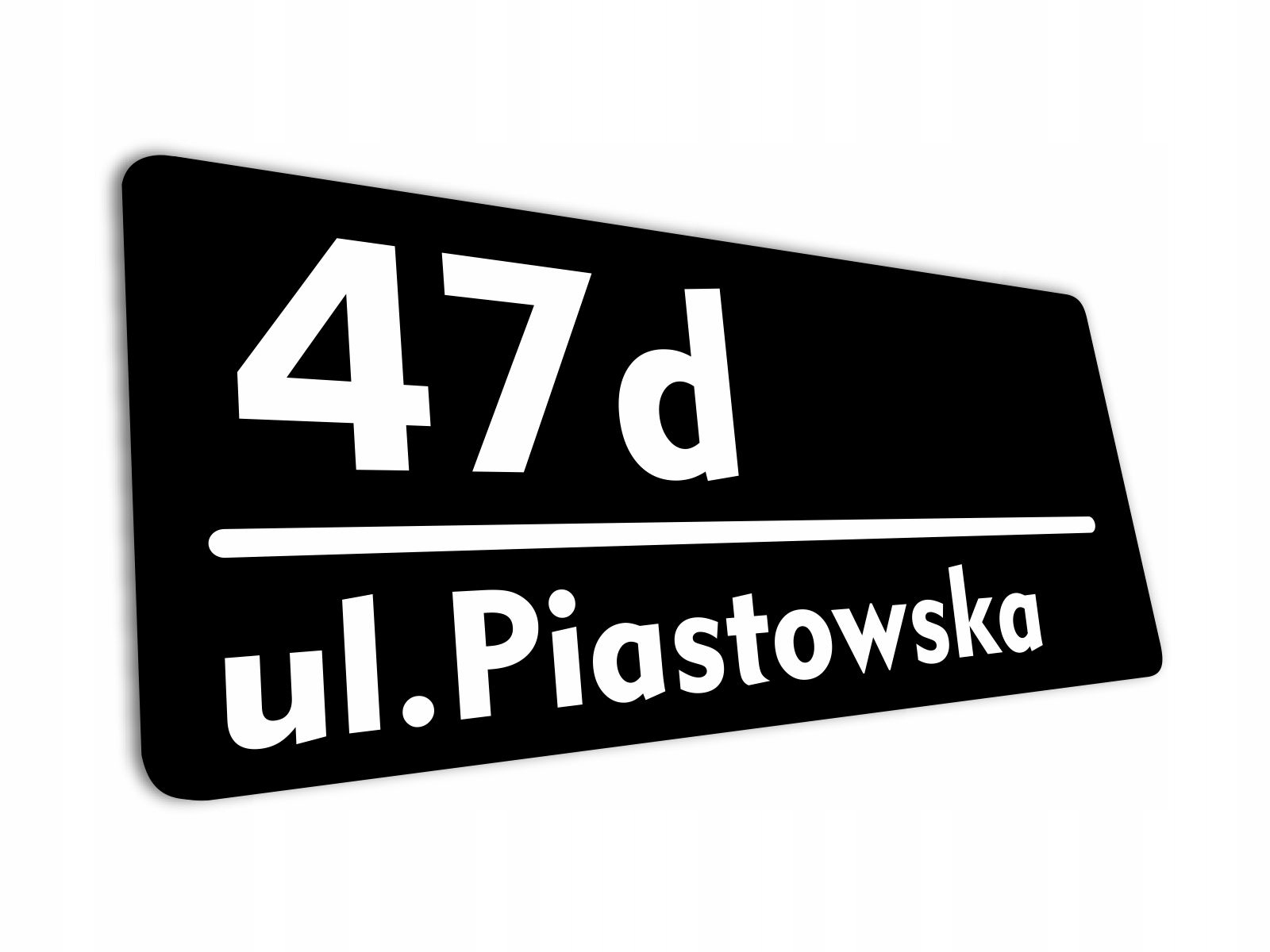 

Numer na dom Tabliczka adresowa Aluminium 45x20cm
