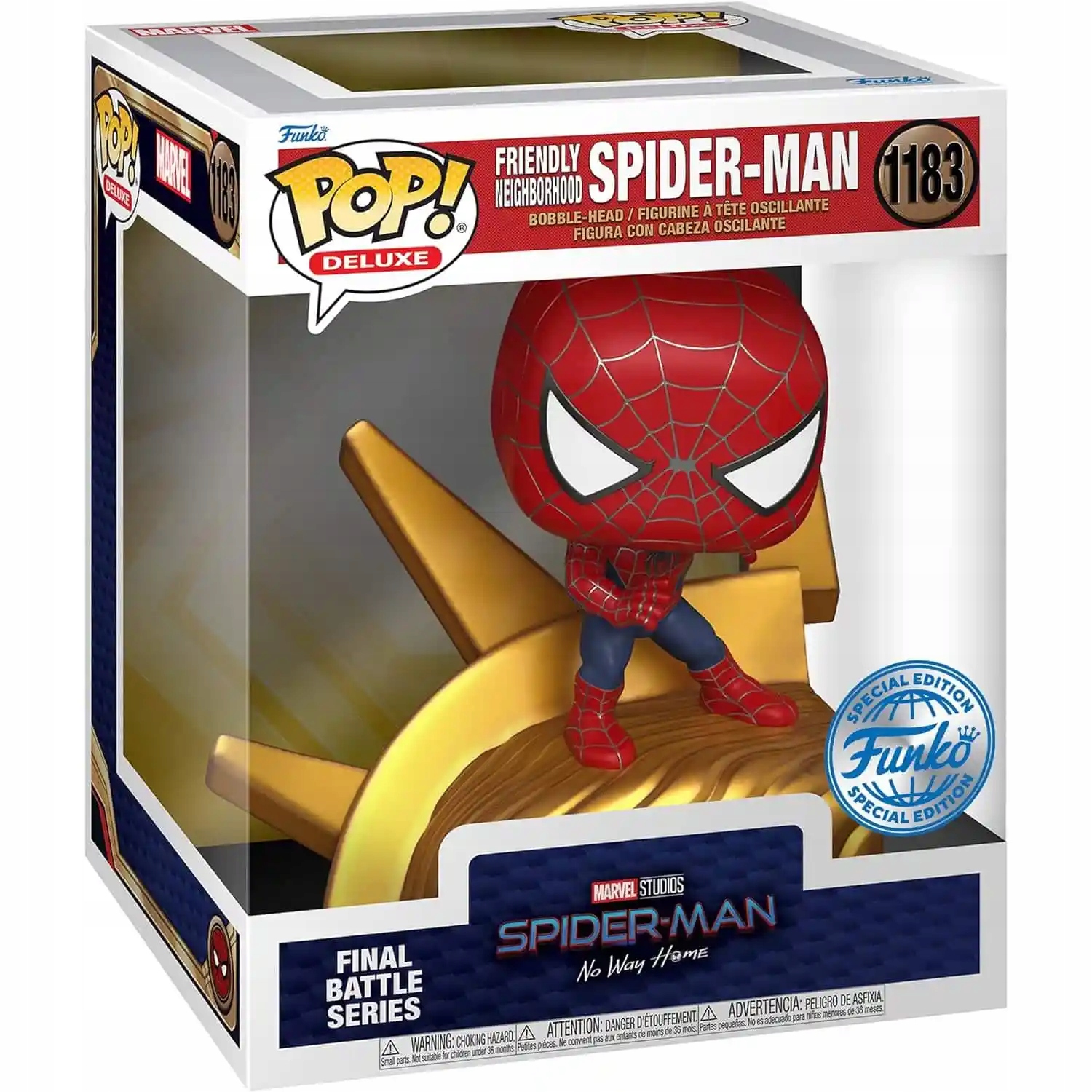 Funko Pop Deluxe: Friendly neighborhood Spider Man