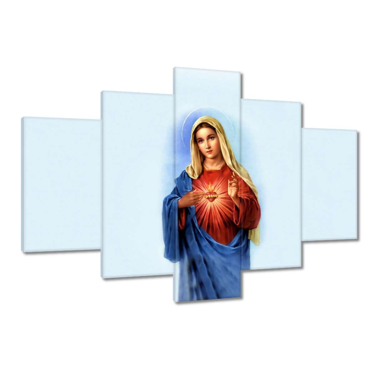Obrazy 120x80 Panna Maria Srdce