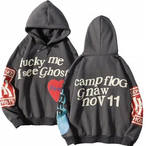 Pánská mikina s kapucí, mám štěstí, že vidím ducha 3XL