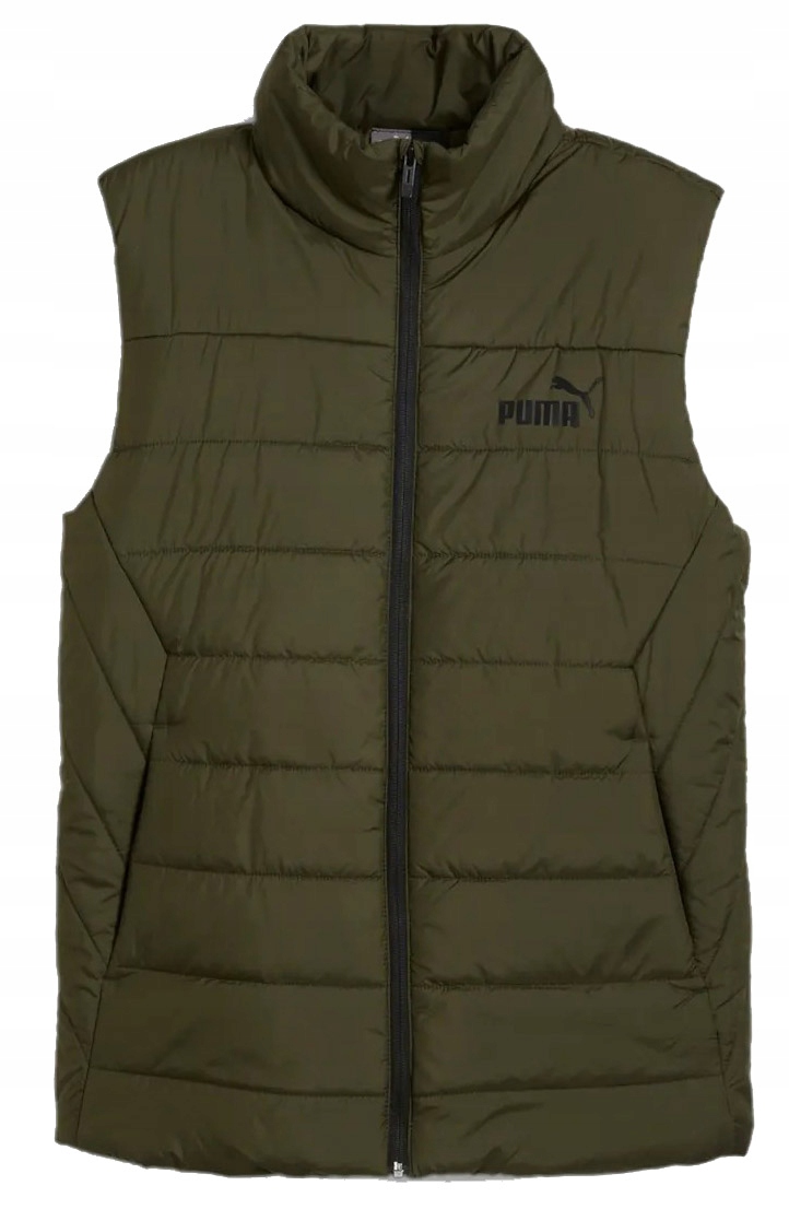 Péřová prošívaná vesta Puma Bunda bez rukávů khaki S