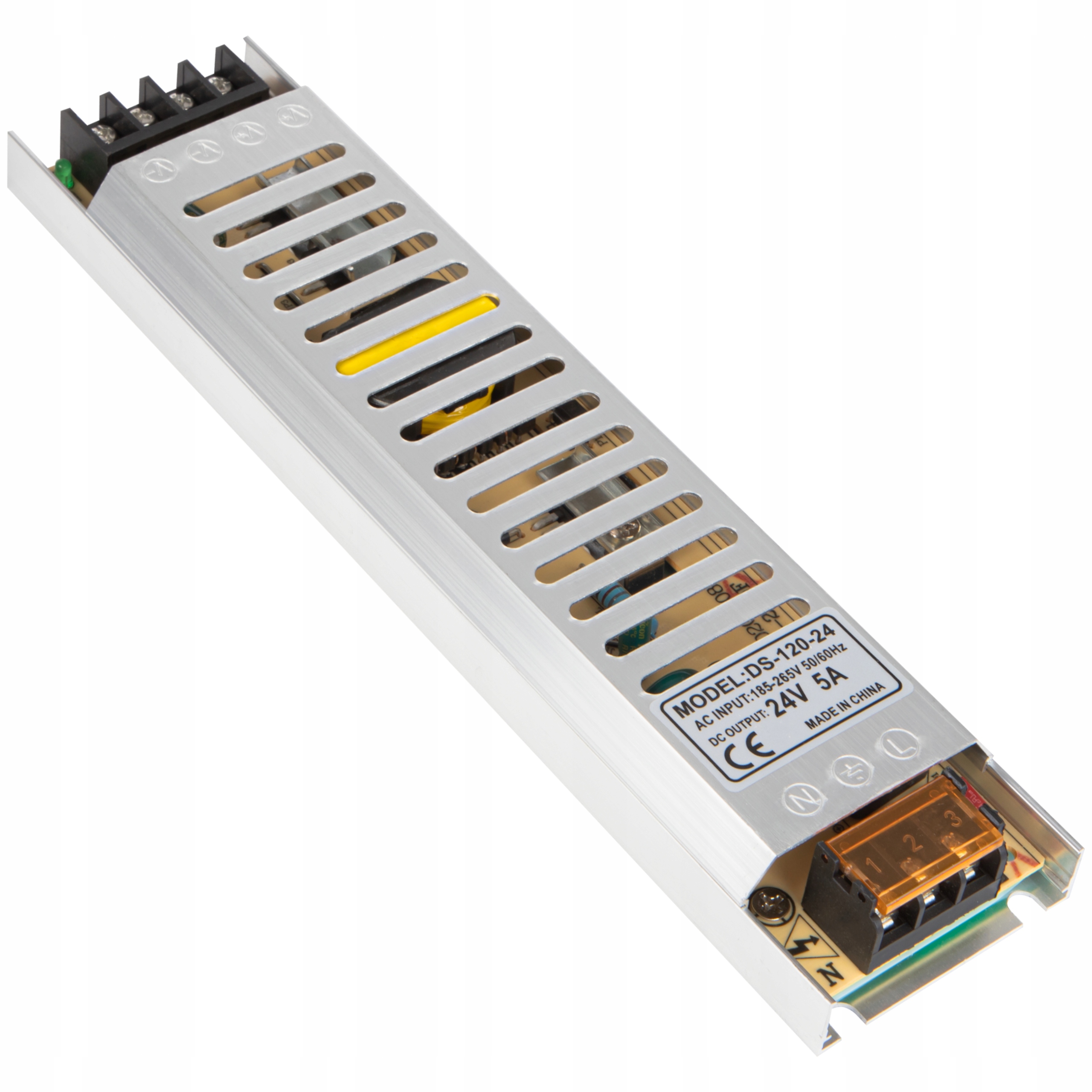 

Zasilacz montażowy Led Cctv Blow 24V 5A 120W