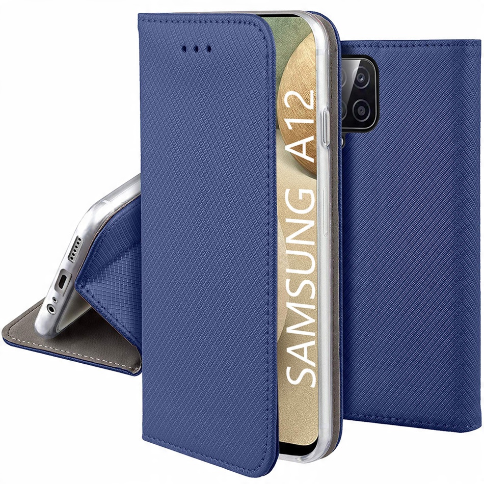 

Etui do Samsung Galaxy A12 Magnet Case Szkło