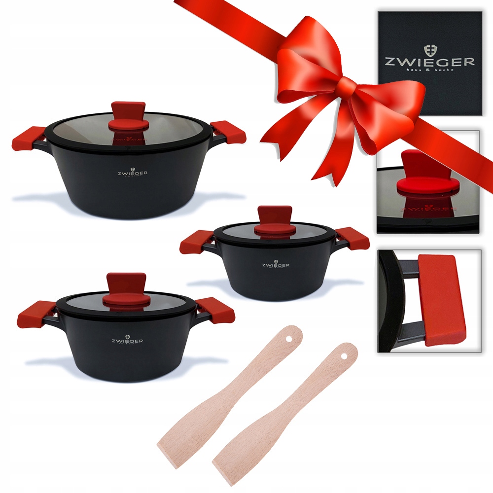 

Zestaw garnków Zwieger Obsidian 6 el.