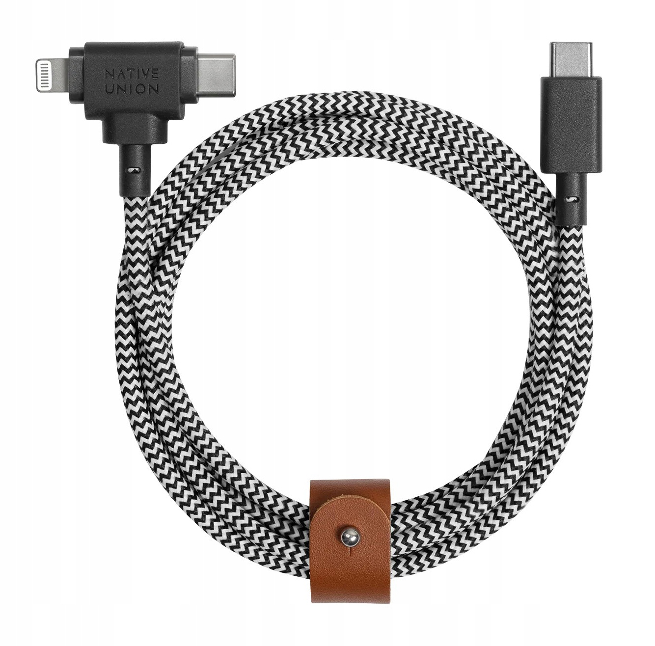 Kabel Native Union Belt Cable Duo Usb-c Usb-c Lightning 1,5 m, opletený, 150 cm