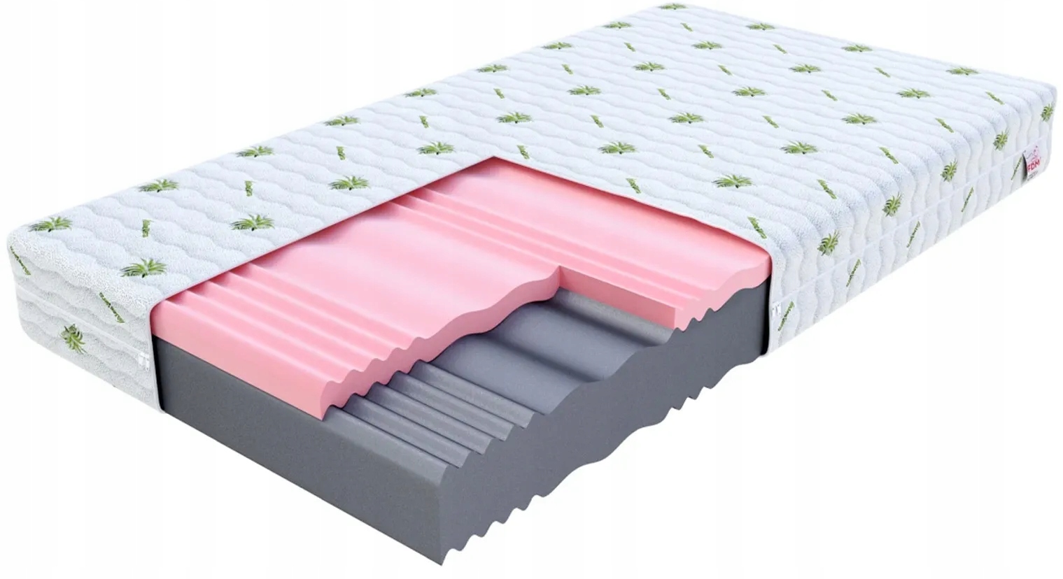 Materac Select Max Plus Fdm piankowy 120x200 Aloevera