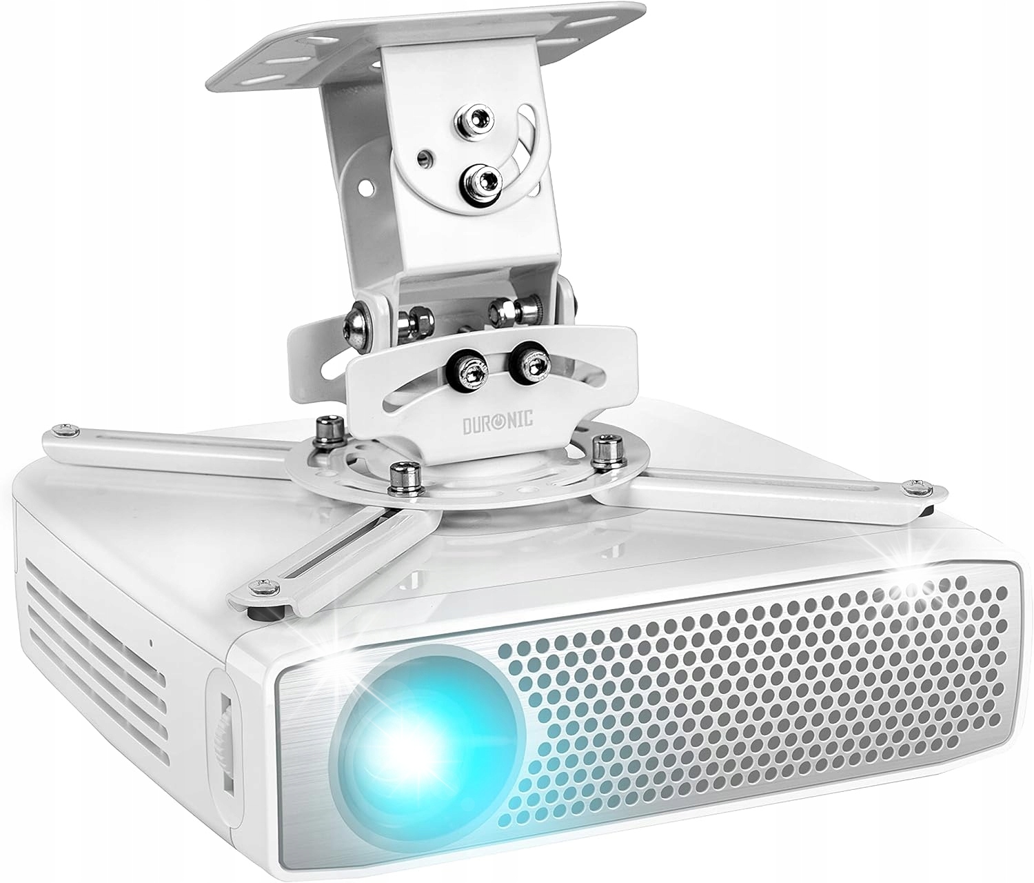 Držák Pro Projektor Duronic Stropní Nástěnný PB05XB 13,6 Kg Bílý Dárek