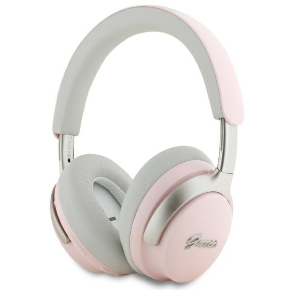Guess slúchadlá na uši Bluetooth Anc/enc GUBHC22PSBCSMP ružové/pink