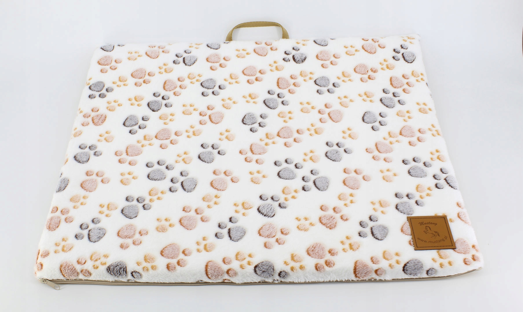 Levně Fleecová podložka pro psa 100x80 bílá Mustang