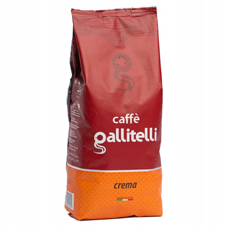 Levně Zrnková Káva Caffe Gallitelli Crema 1 Kg