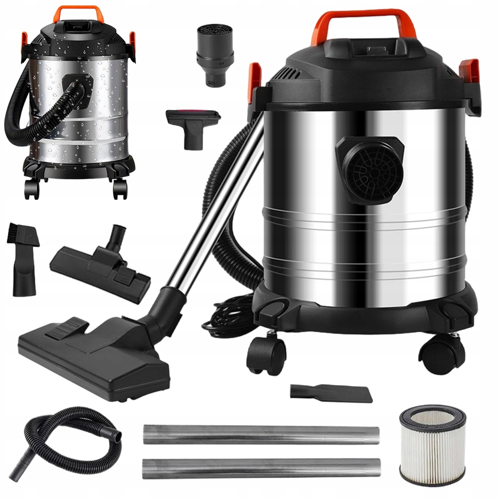 Vysavač 20 L, Objem Nerezová Ocel IPX4